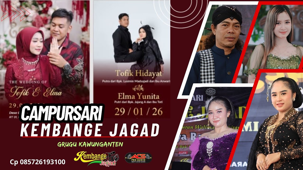 LIVE MALAM CAMPURSARI KEMBANGE JAGAD PERNIKAHAN TOFIK & ELMA , GRUGU-KAWUNGANTEN. 29 JANUARI 2026