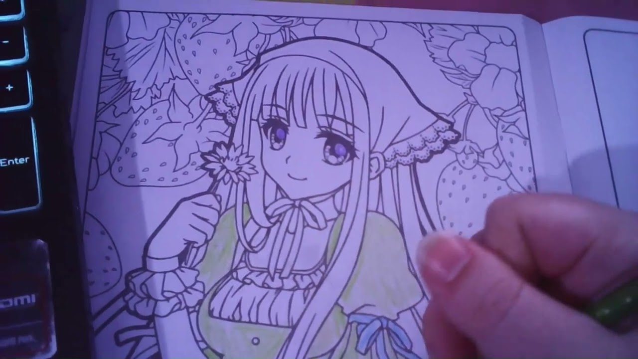 Coloring In A Art Book