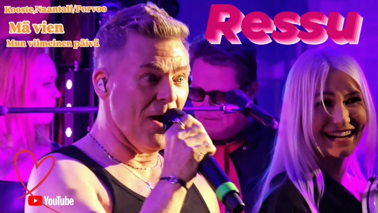 Ressu Redford-Mä Vien Kooste -Show Villa Haikko Porvo,Naantali spa Paviljonki 23/24 Viimeinen päivä