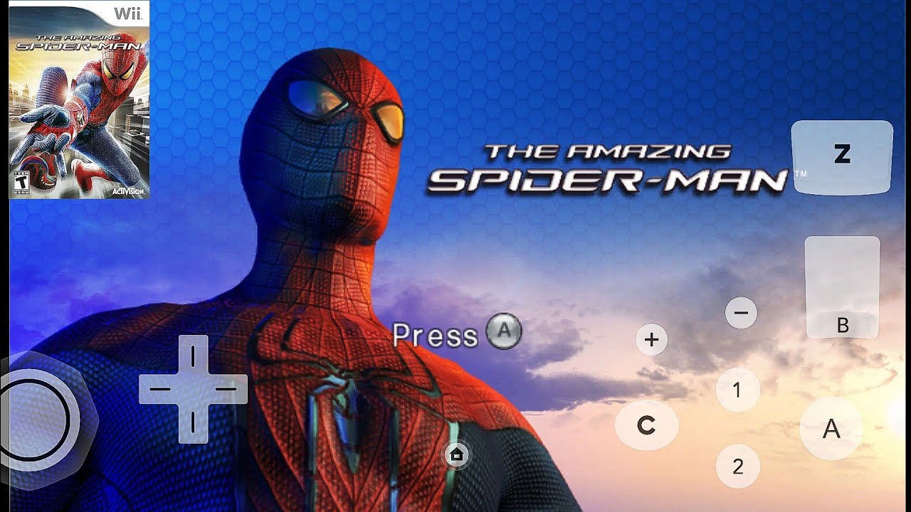 The Amazing Spider-Man Wii Gameplay On Mobile Dolphin Emulator🔥 | Spiderman Game