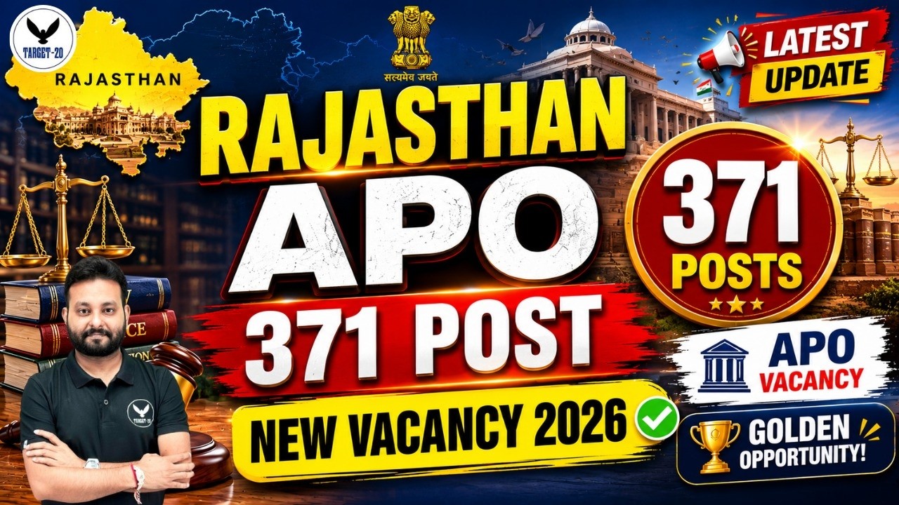 Rajasthan APO Vacancy 2026 Out | Full Notification | Eligibility, Vacancy, Salary & Exam Pattern