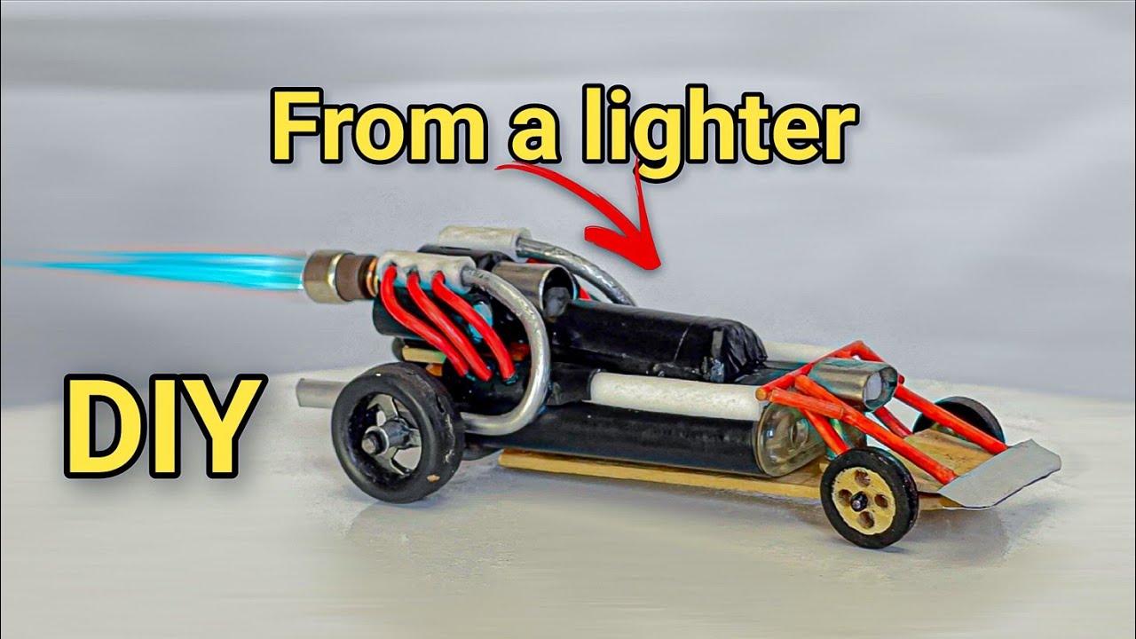 How I Made a Mini Fantasy Car from Simple Materials 