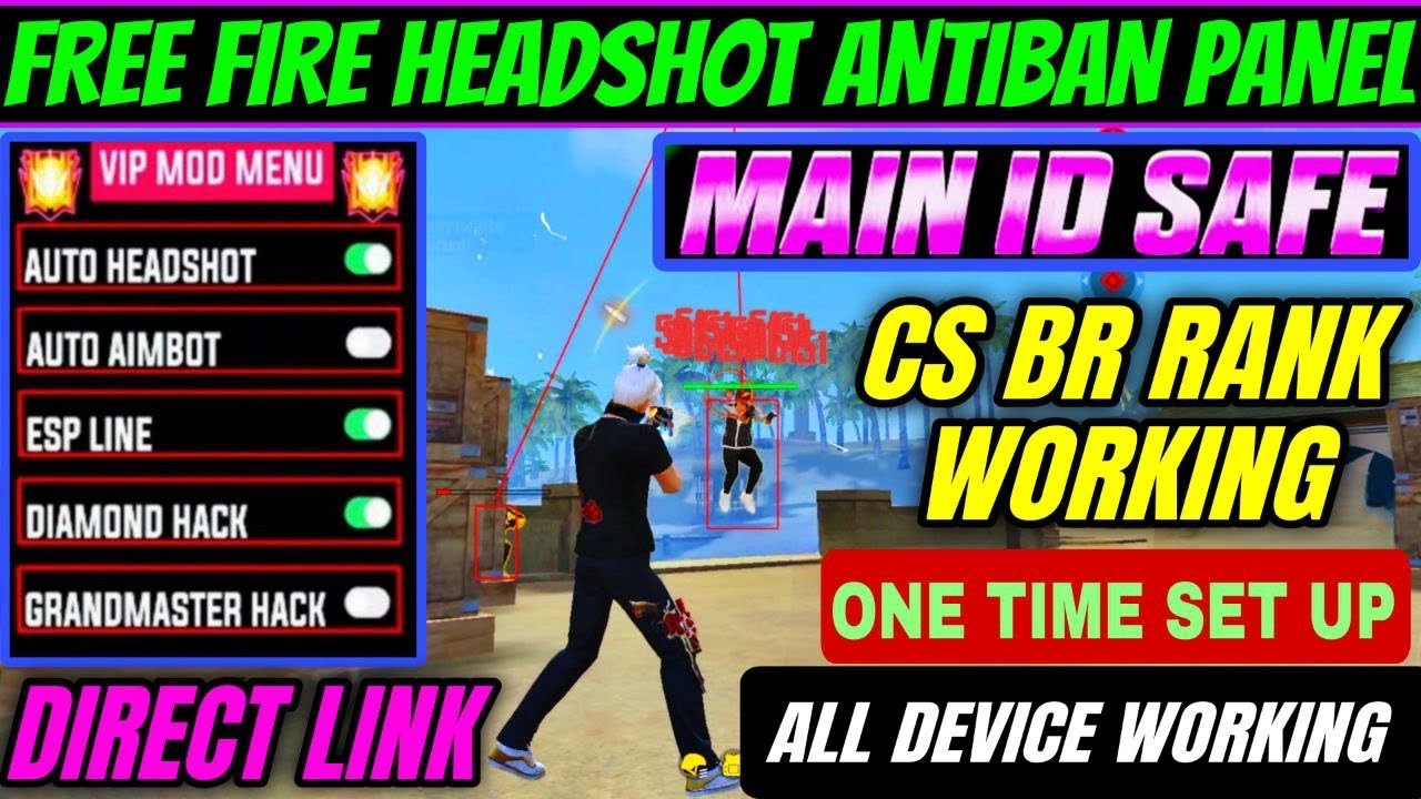Drag Headshot + Npc Name File OB52 Update Config File Free Fire Headshot Config File OB52 Update