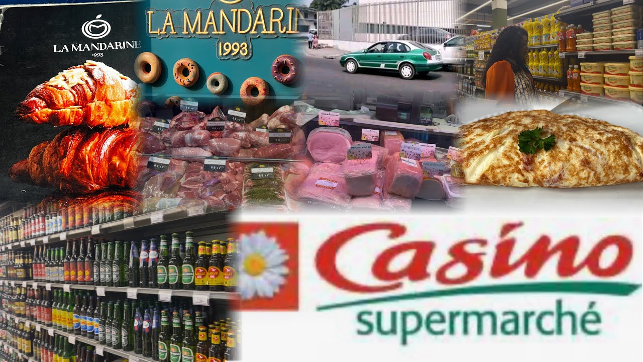 #Vlog avec nous à brazza, petit déjeuner à la mandarine les courses chez casino, ex score