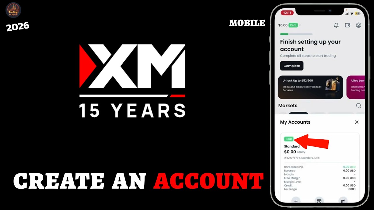 How to Register a New XM Account on Mobile (2026 Tutorial)?