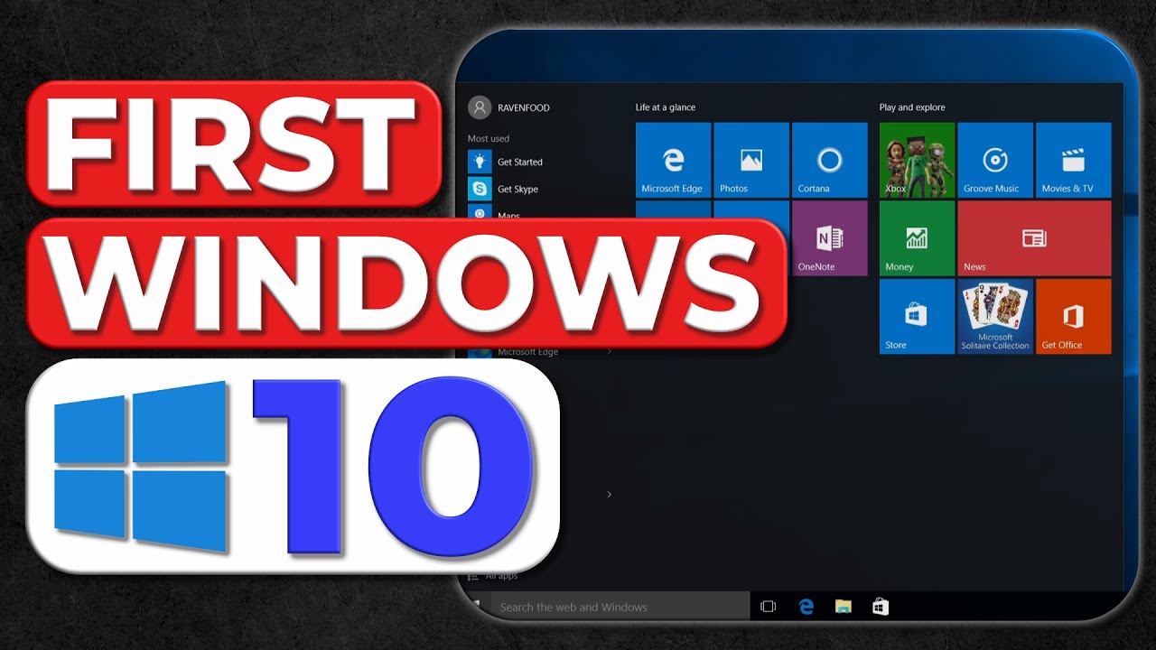 Windows 10 МЕРТВА. Поэтому я попробовал ПЕРВУЮ версию от 2015 года.