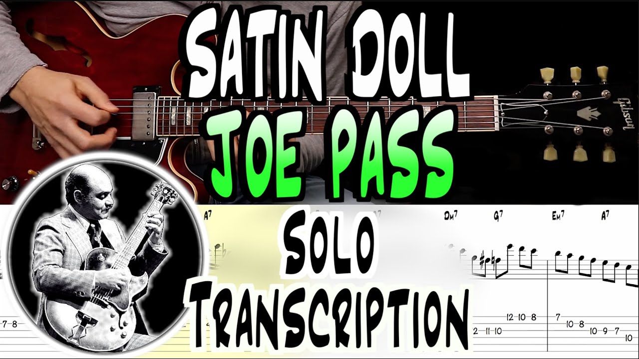 Joe Pass | Satin Doll | Solo Transcription/Lesson | TABS
