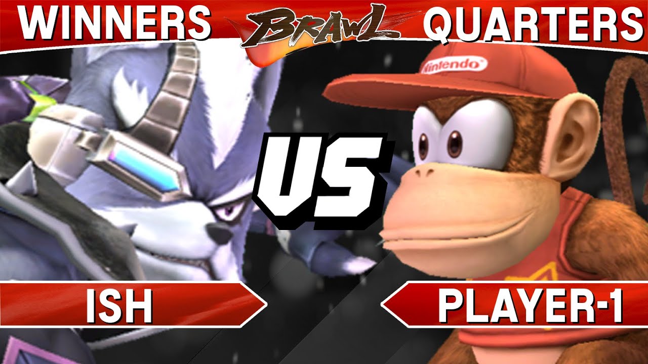 Smash Brawl - Ish (Wolf) vs Player-1 (Diddy) - Sweet Spot 9 Crimson Winners Quarters