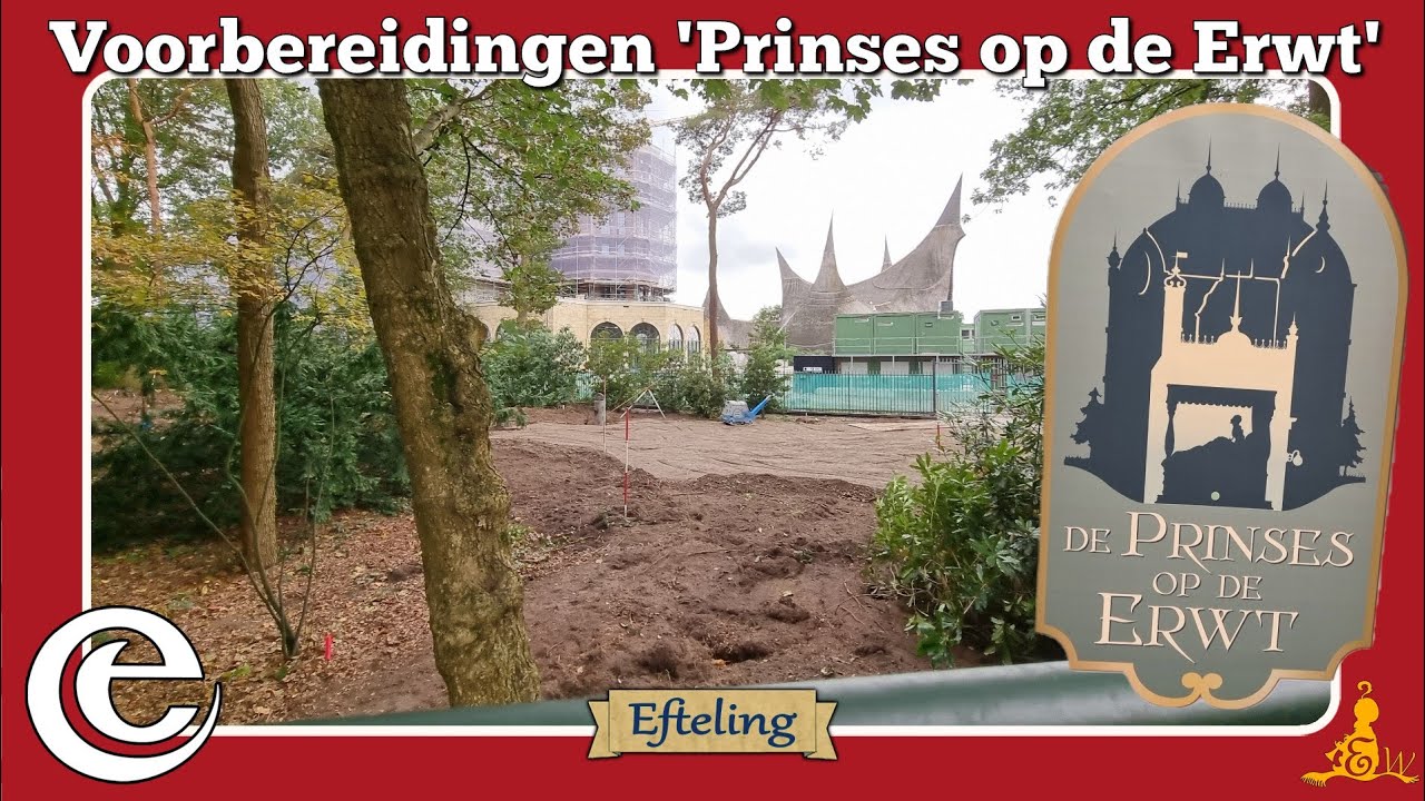 [#Efteling] ⚒️ Bouw sprookje 'Prinses op de Erwt' 2024 #2