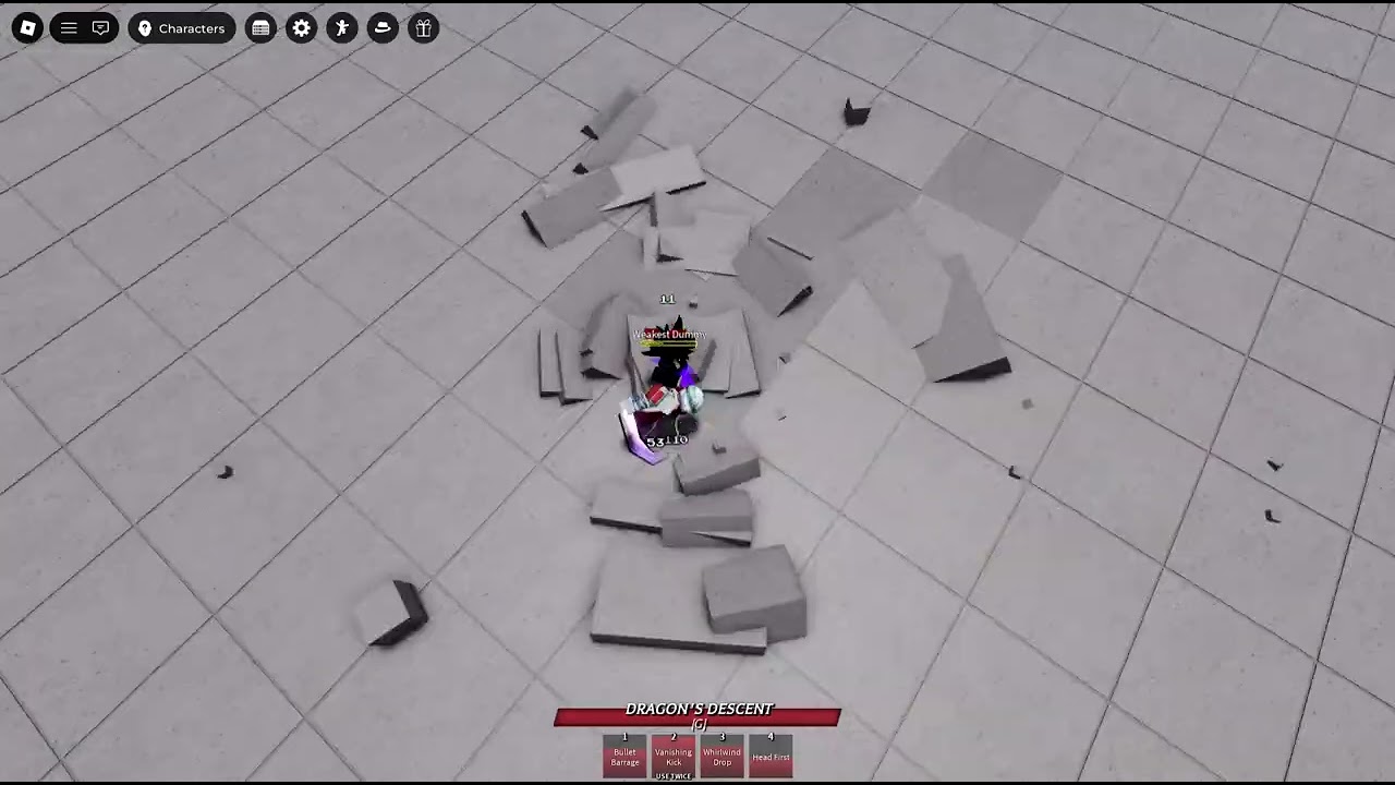 doing new combos with martial artist