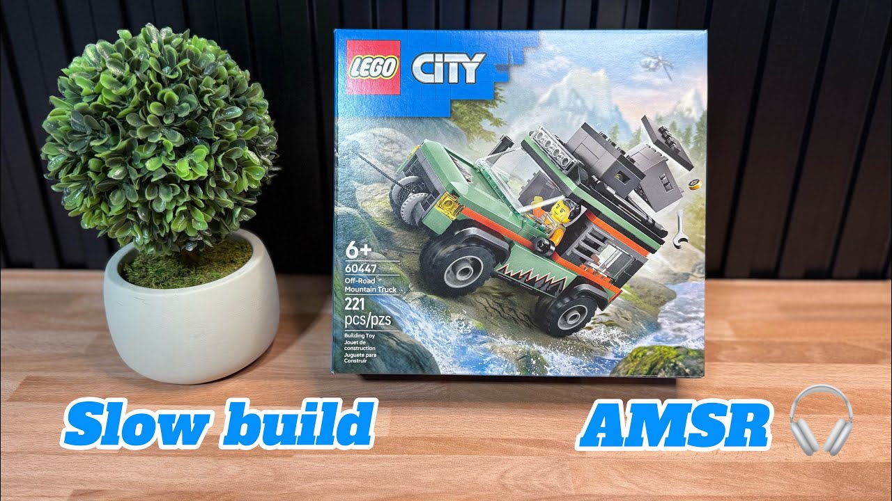 LEGO City Off-Road Mountain Truck | ASMR Silent Build (No Talking) set # 60447