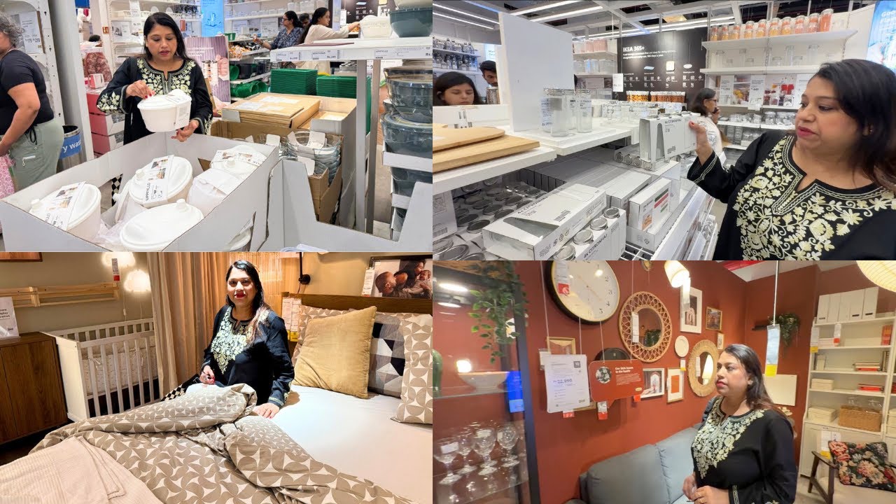 Мне так понравился магазин ИКЕА с самого первого посещения 😍|| Полный тур по магазину ИКЕА в Дели...