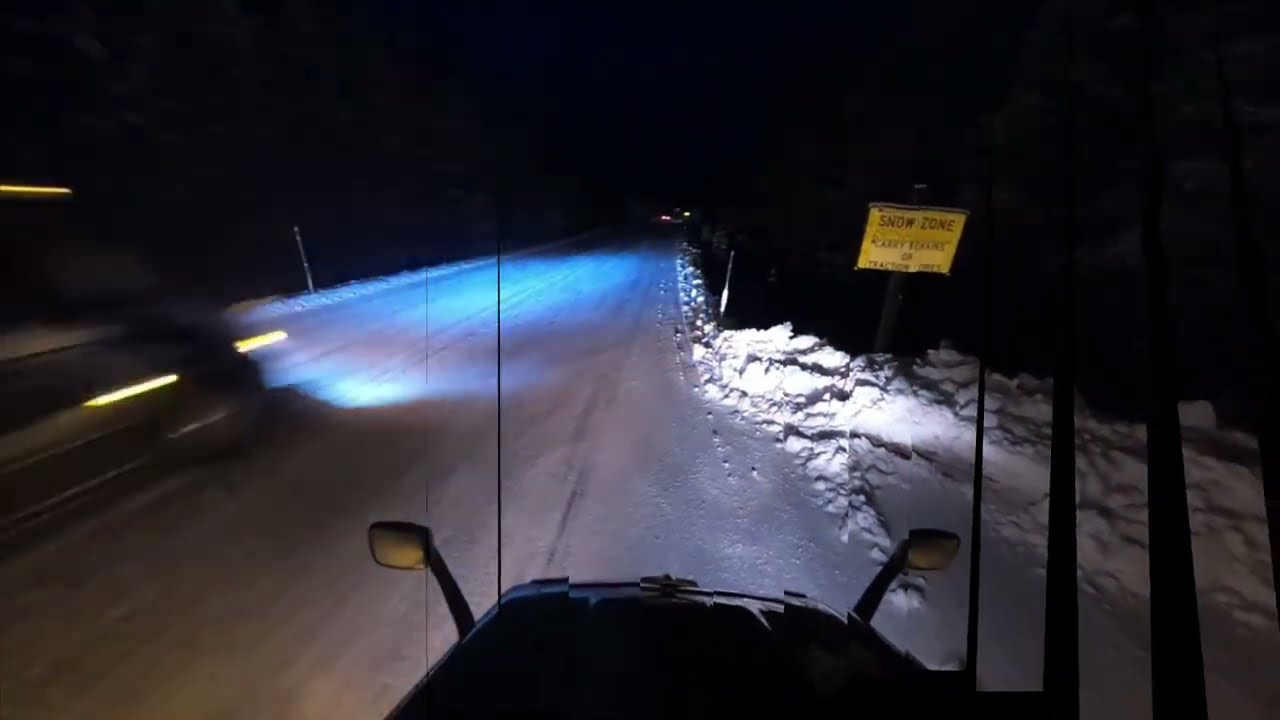 Scenic Winter Mountain Drive: Oregon HWY 58