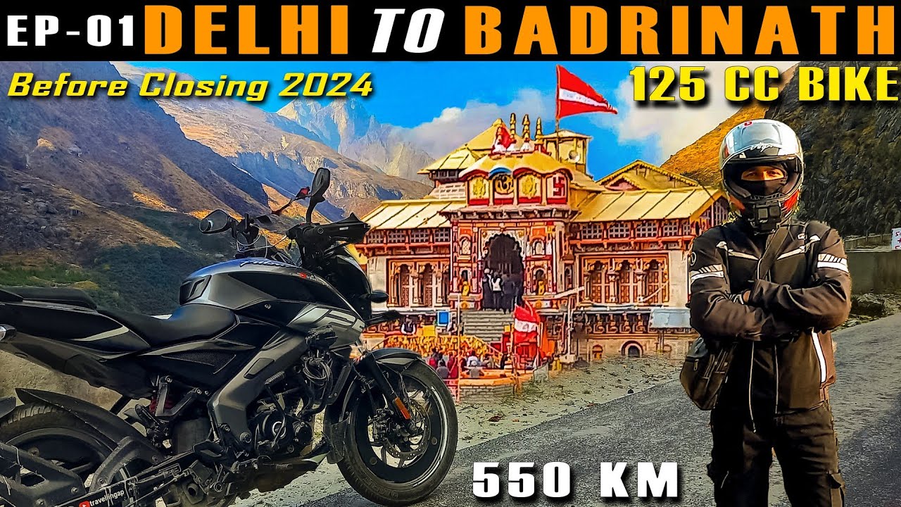 Delhi to Badrinath By Bike | #2025 | 125cc Bike | Uttarakhand Bike Ride | #badrinath | #uttarakhand