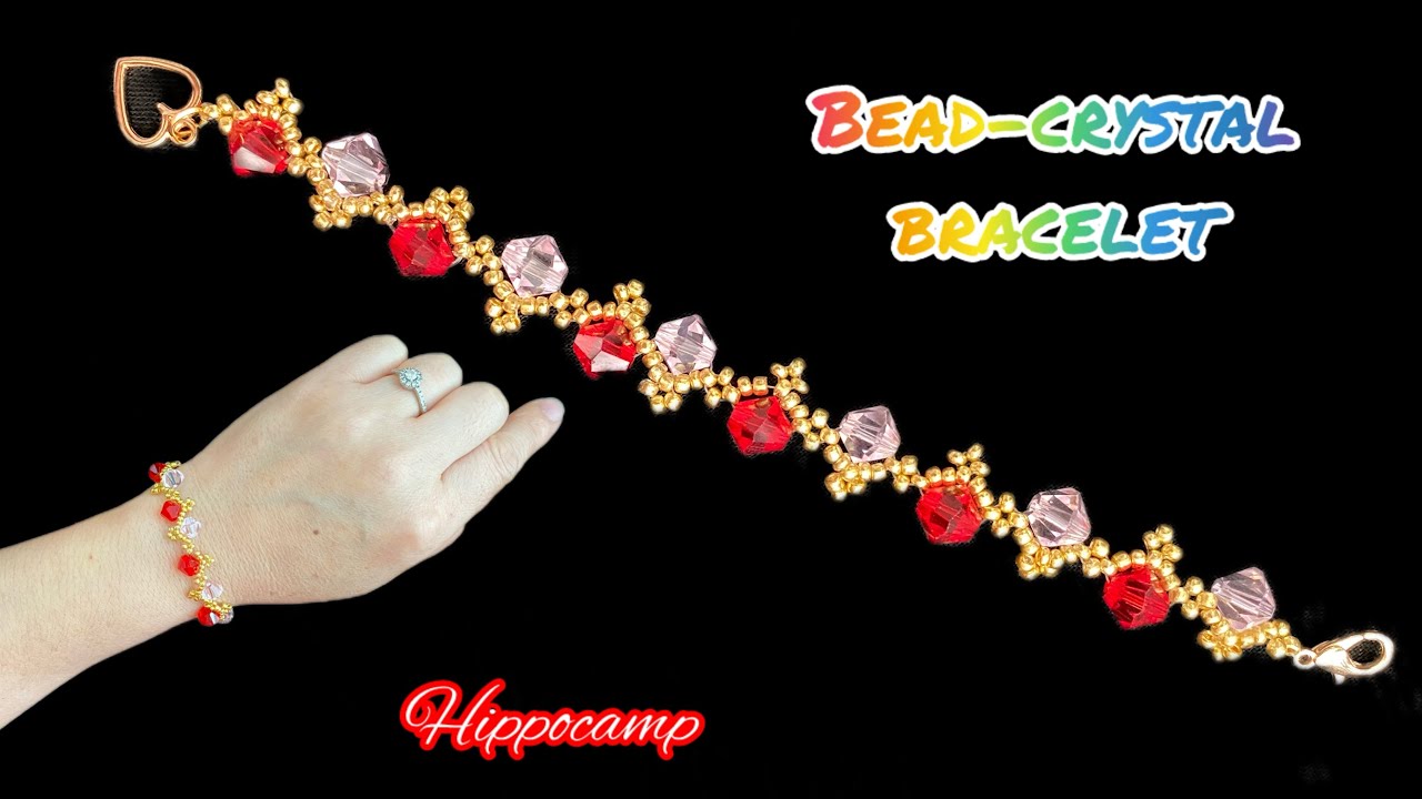 DIY bead-crystal bracelet @HippoCraft