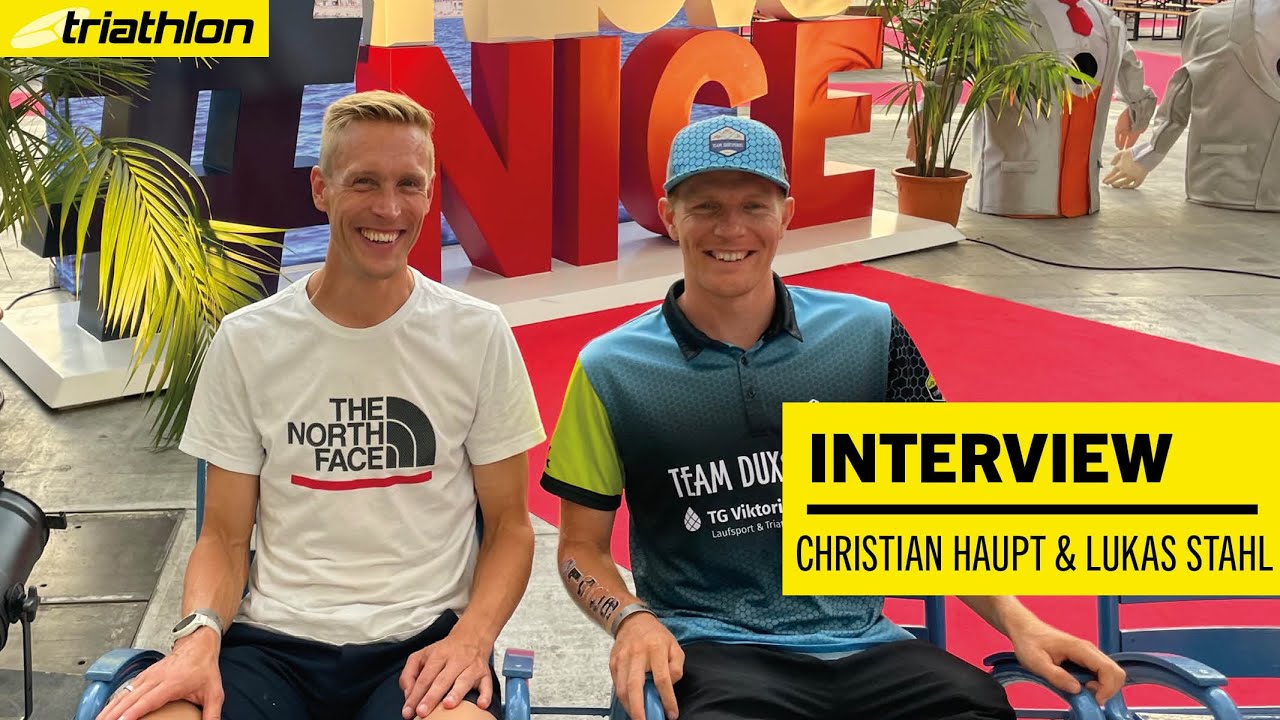 Agegroup-Weltmeister: Christian Haupt und Lukas Stahl | Ironman-WM Nizza 2023