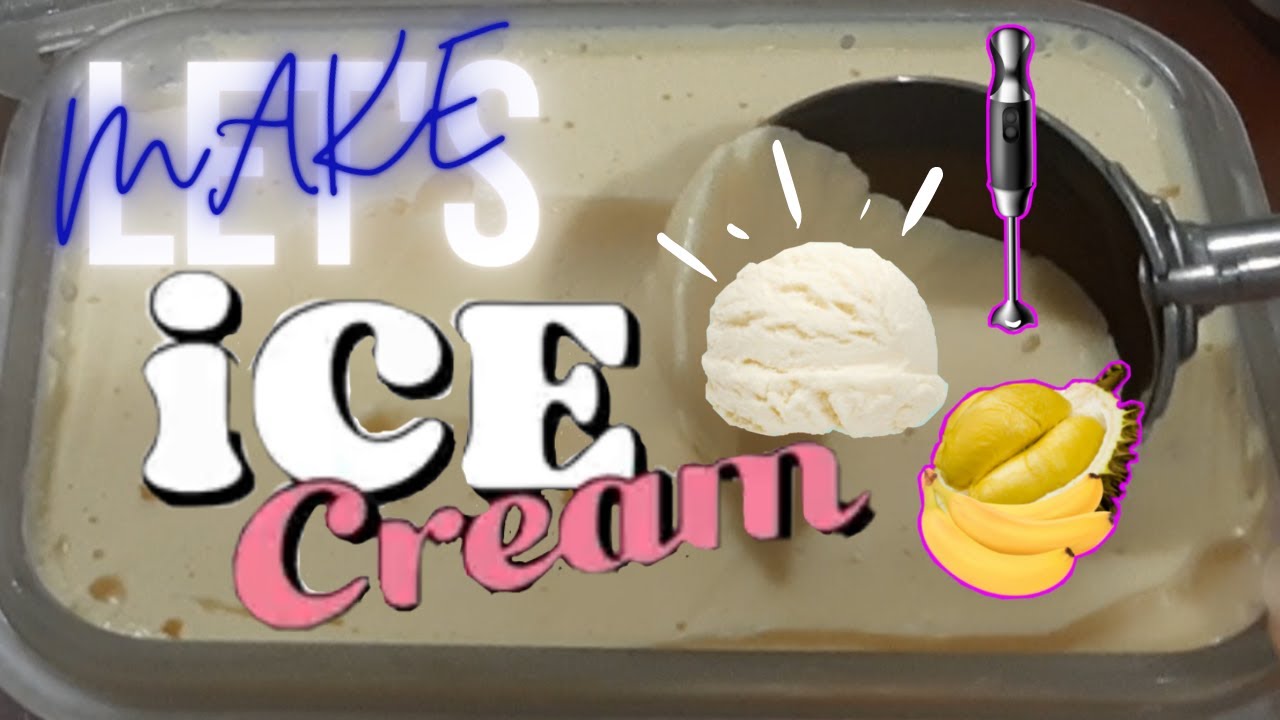 LET's MAKE ICE CREAM AT HOME-using electric handheld blender ||Mheelabs