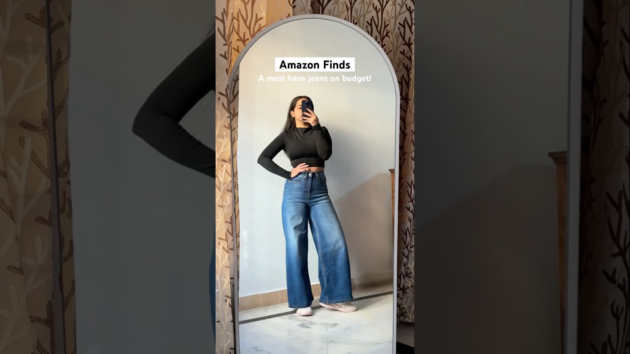 Must Have Jeans from Amazon 😍 | 10/10 Fit | Better than h&m and Zara‼️ #amazonfinds #casualwear