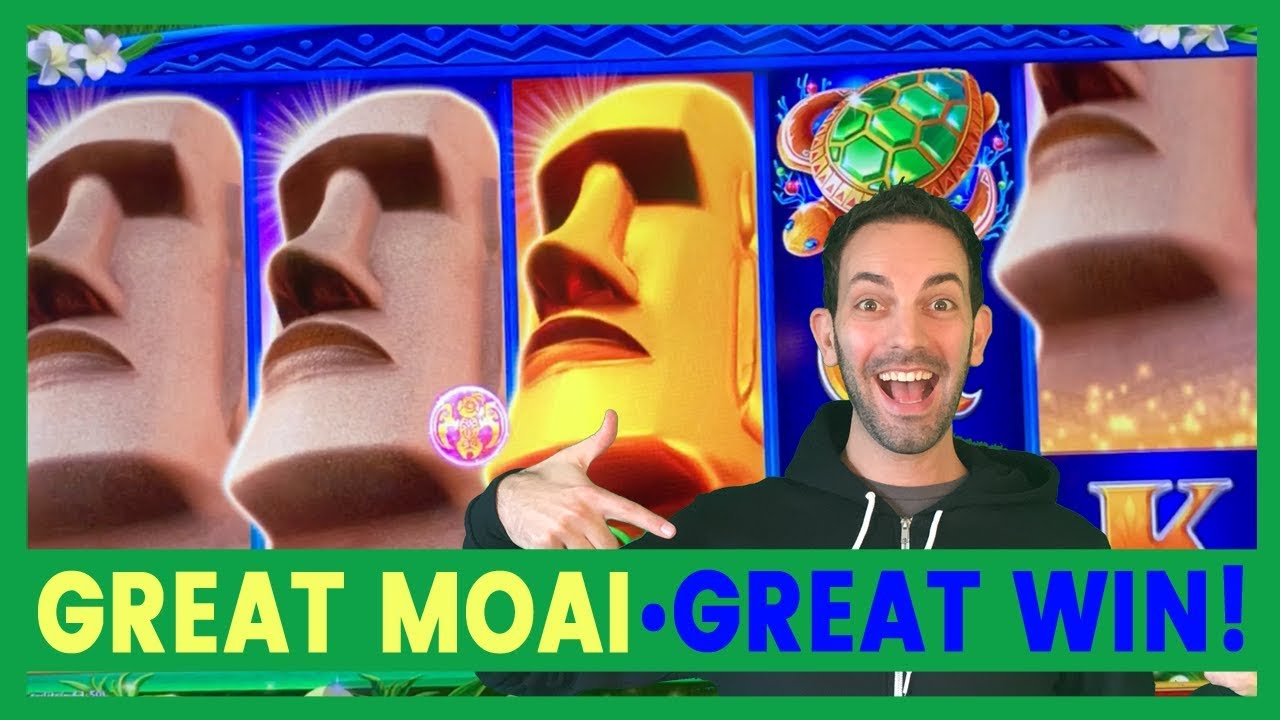Great MOAI ✦ Last Spin 100X WIN! 💰 Slot Machine Pokies w Brian Christopher