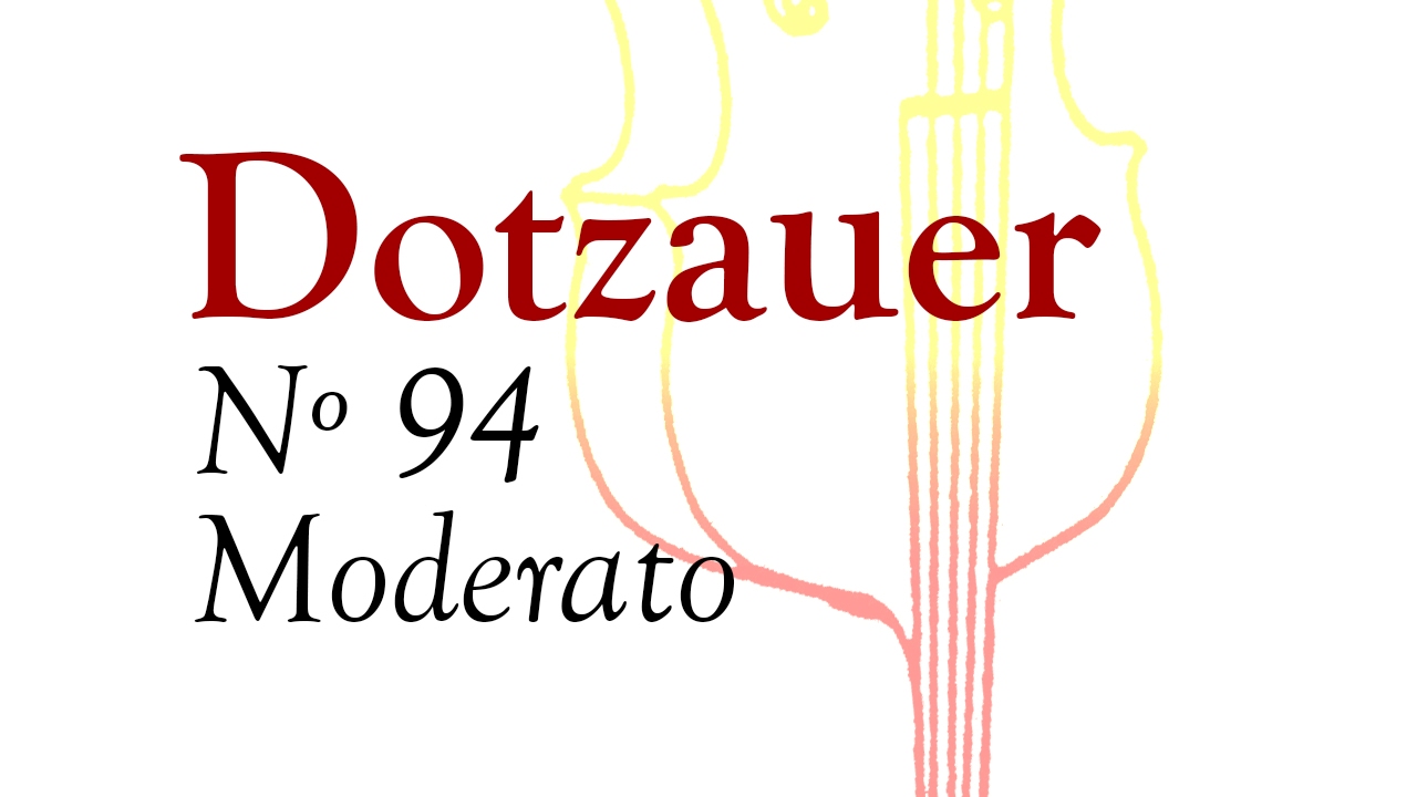 Nº 94 - F. Dotzauer método para violoncello (Volumen 1)
