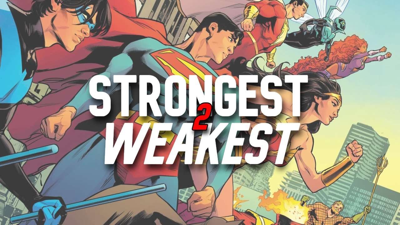 Ranking The Justice League From Weakest to Strongest