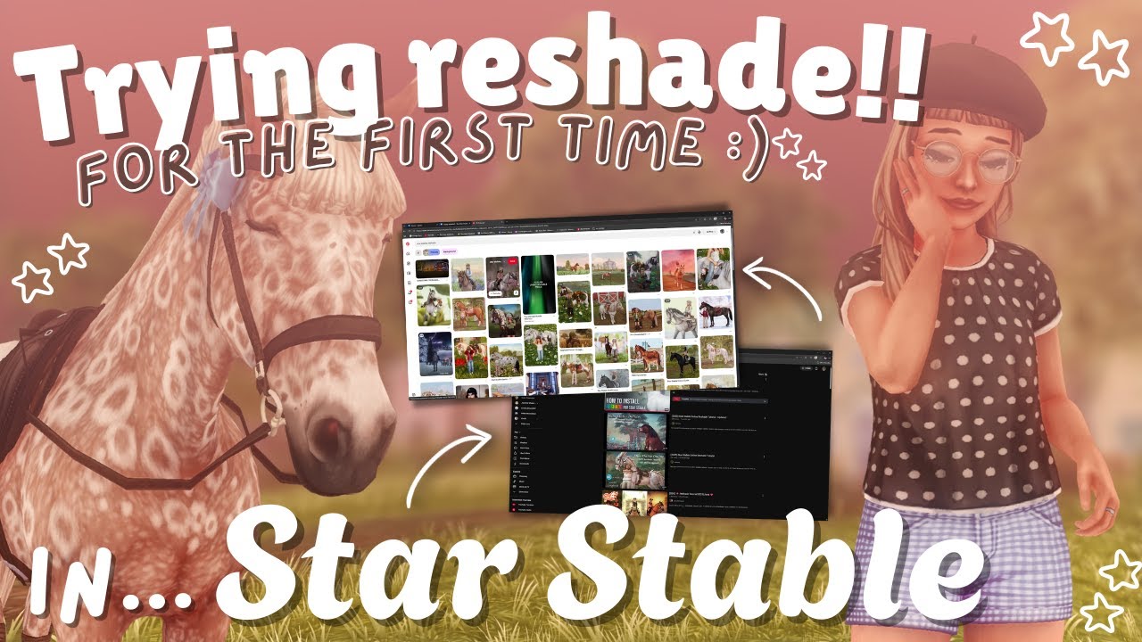 Trying reshade for the first time in Star Stable!! ✨🌷