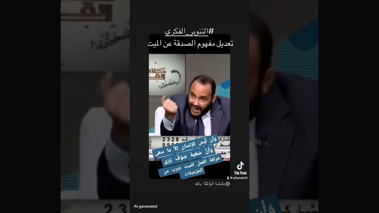 #الصدقة عن #الميت بعد موتة لايستفيد منها اذا لم يكن هو من قام بها في حياته 