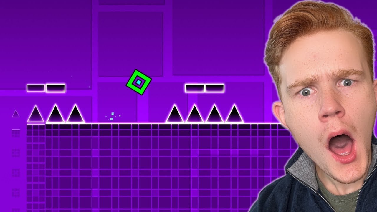 Spelar Geometry Dash FÖR FÖRSTA GÅNGEN..