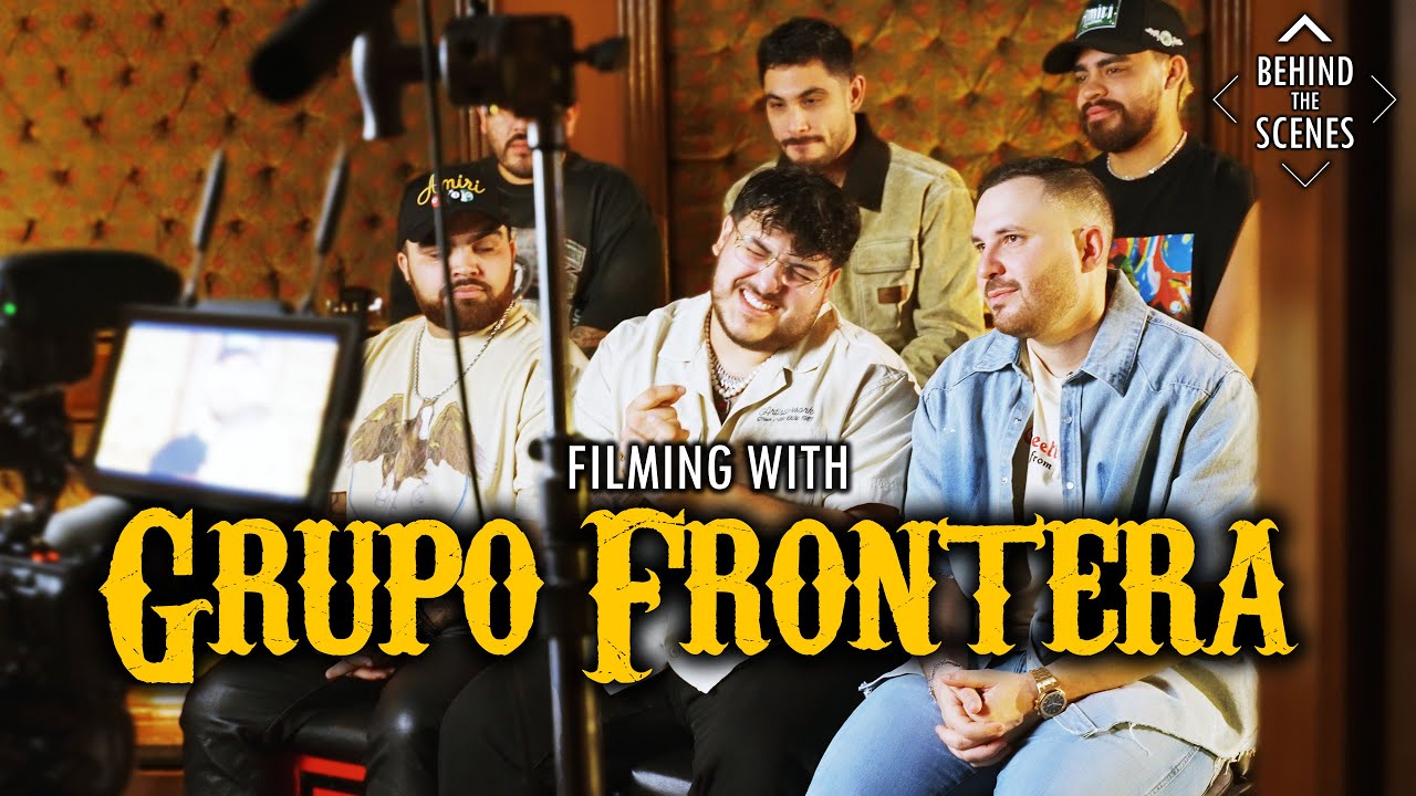 Filming with Grupo Frontera & Billboard | Behind the Scenes
