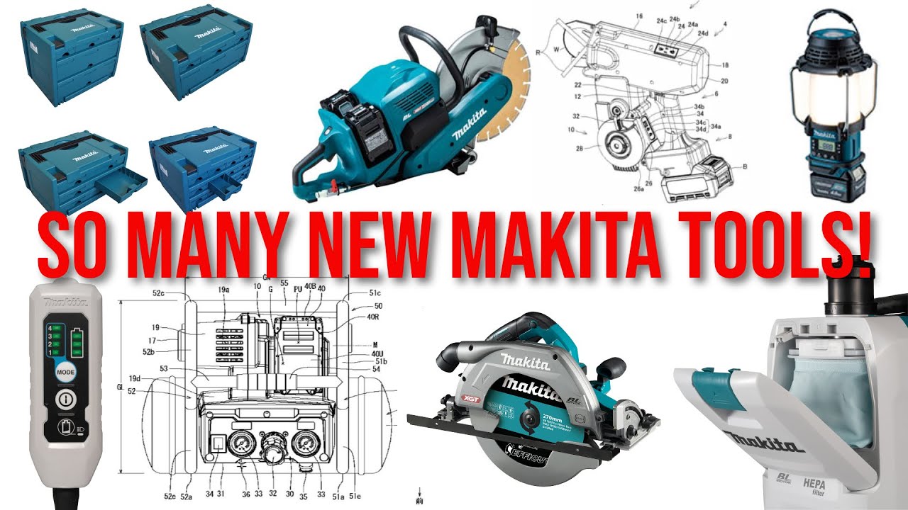 10+ NEW Makita Tools for April 2022 | Makita Takes on Packout and Releases 40v X-Lock Grinders