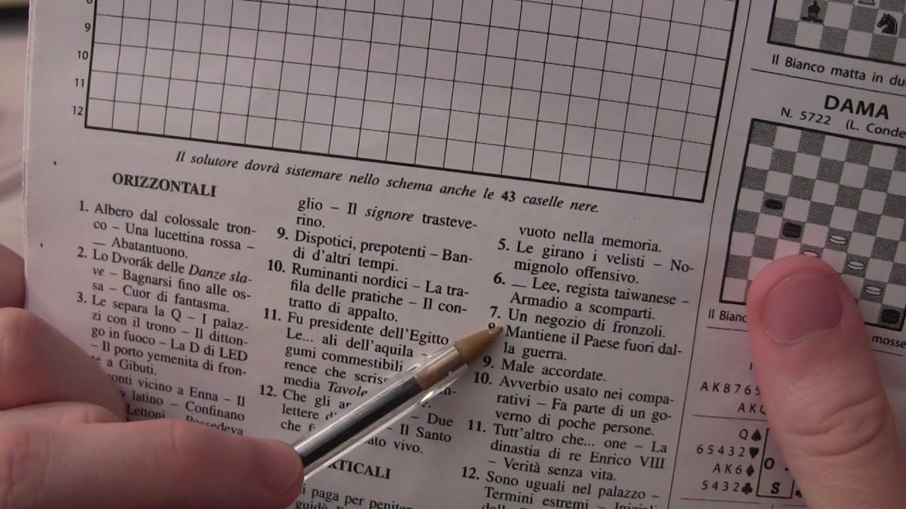 Parole crociate senza schema (1)