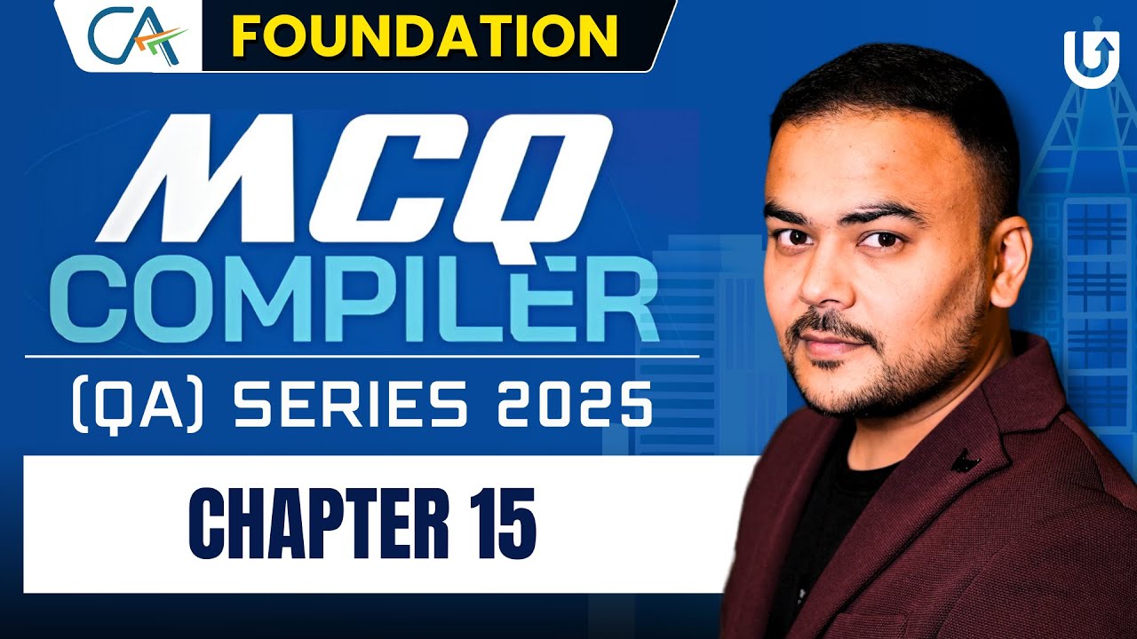MCQ Compiler Series - Probability | CA Foundation Jan25 | CA Pranav Popat #cafoundation