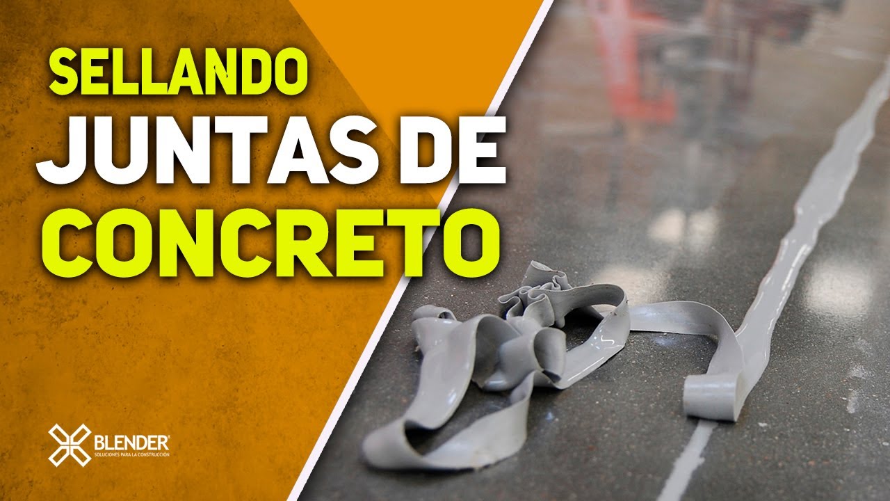 APRENDE A SELLAR JUNTAS DE CONCRETO