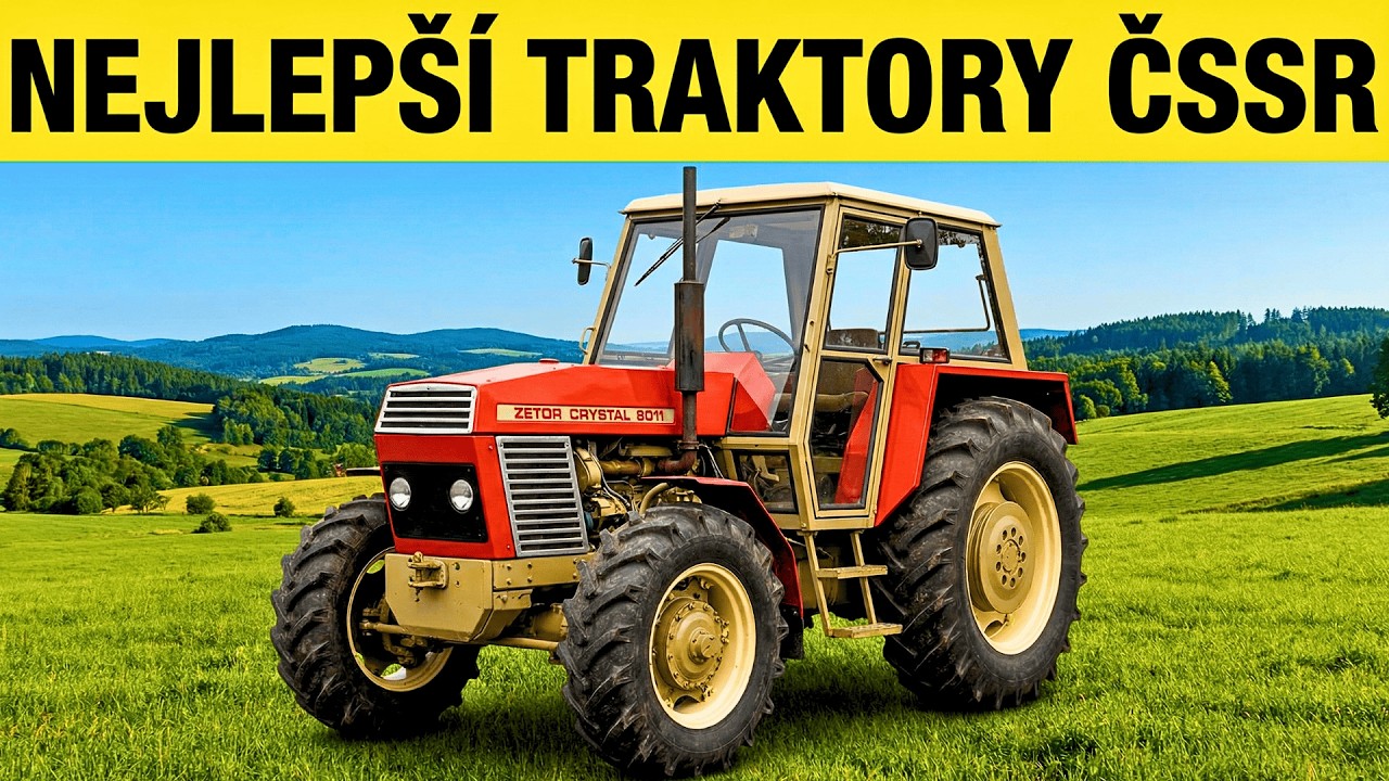 5 nejsilněj&scaron;&iacute;ch traktorů ČSSR, kter&eacute; psaly dějiny venkova