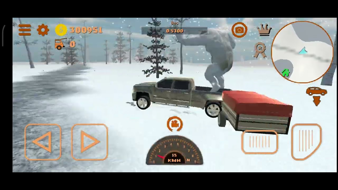 OMG! I killed Yeti in Hunting simulator 4x4!