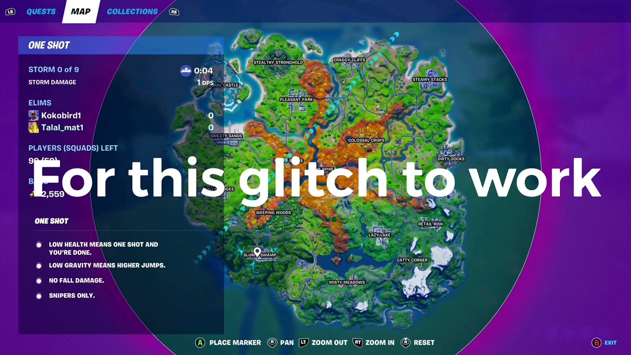 Slurpy swamp glitch