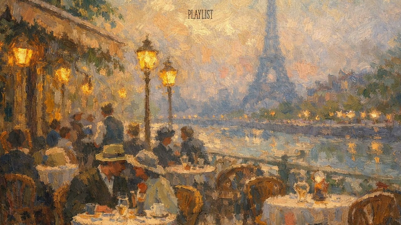 Evening, in a Quiet Café. | 静かなカフェの夕べ。 | 고요한 카페의 저녁 ☕ Jazz Café 𝑷𝒍𝒂𝒚𝒍𝒊𝒔𝒕