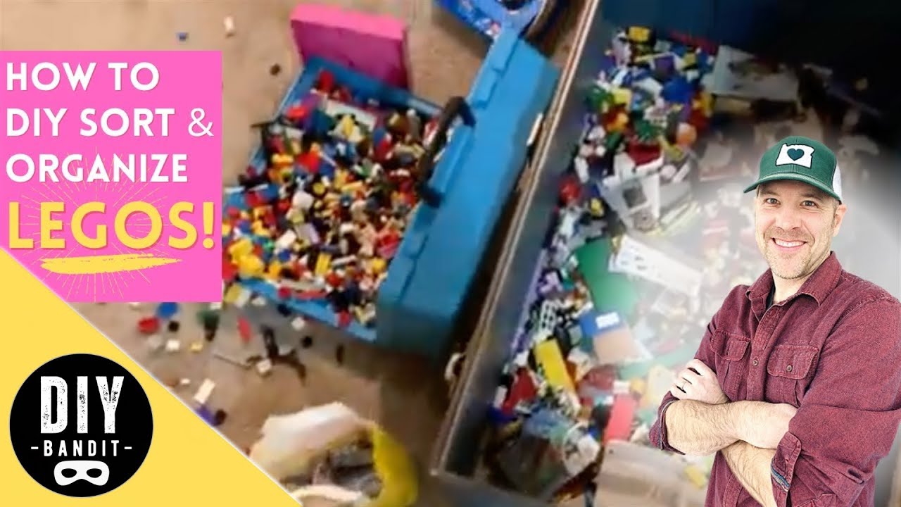 ️🔥 Как самостоятельно отсортировать и разложить случайные детали Lego по контейнерам для хранения...