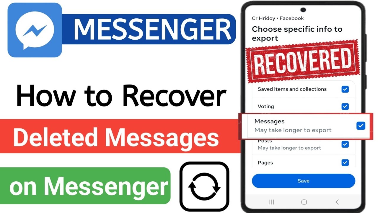 How to Recover Deleted Messages on Messenger (2026 Guide)