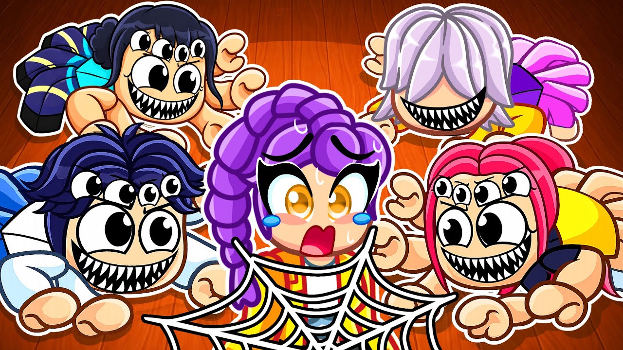HUNTRIX e SAJABOYS viraram ARANHAS no ROBLOX...
