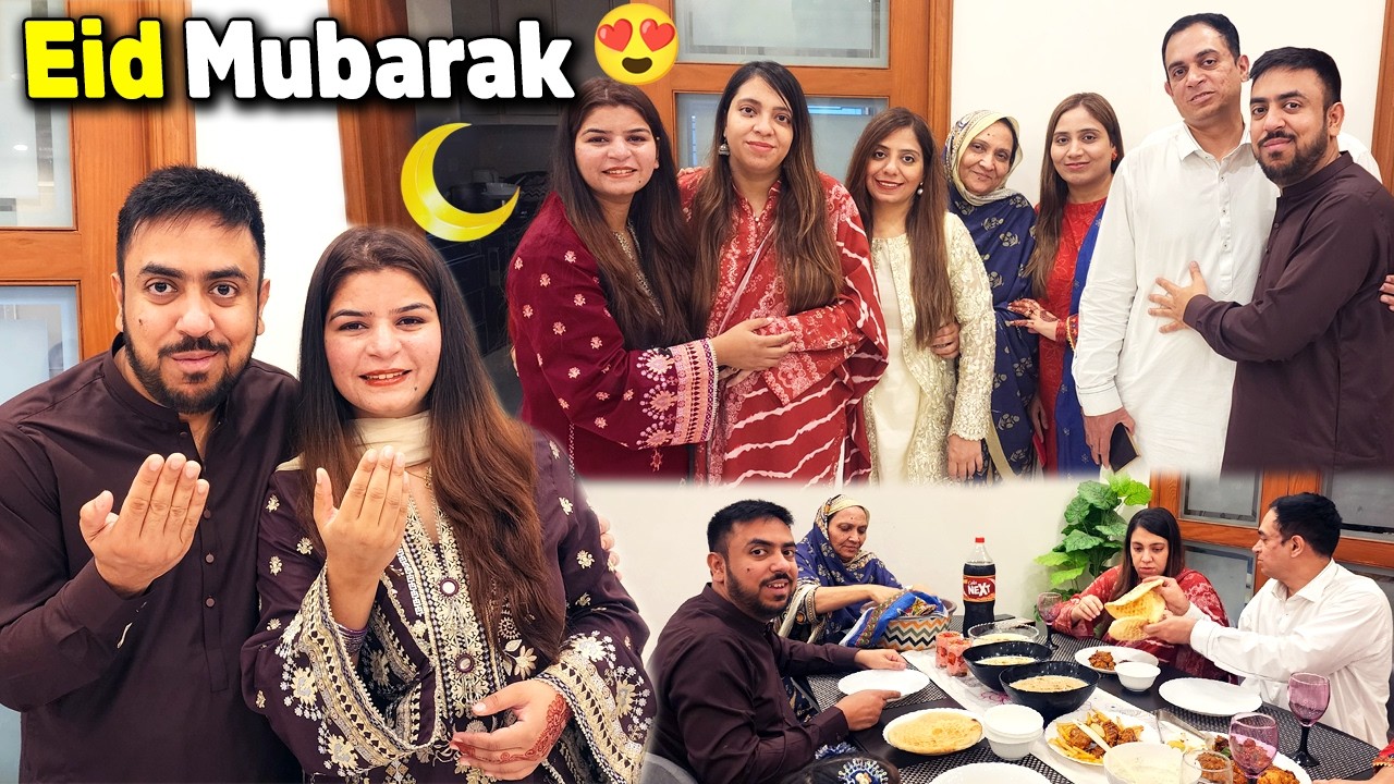 Alhamdulilah Family K Sath Best Eid Moments❤️ Sab Ne Mil K Meetha Khaya🌙