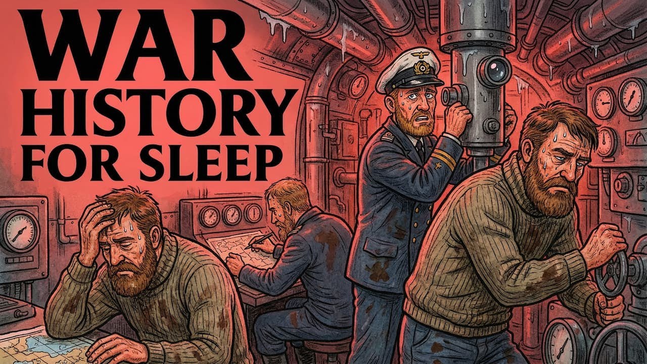 What It Was Like to Operate a U-Boat in the Atlantic Wolfpacks | War History for Sleep