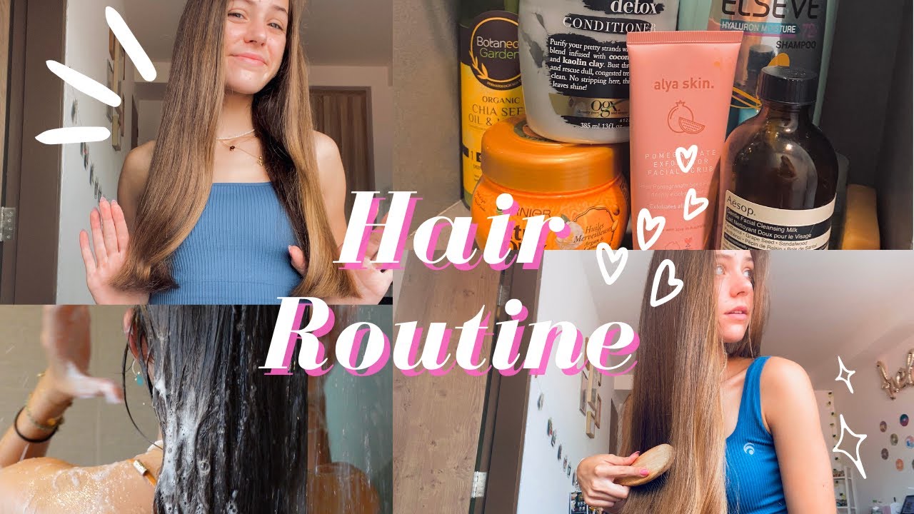 Ma  ROUTINE cheveux -Comment avoir des cheveux en bonne santé?