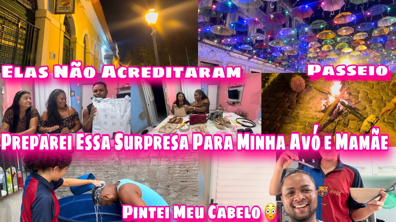 PREPAREI UMA GRANDE SURPRESA PARA MINHA AVÓ E MAMÃE/ELAS SE EMOCIONARAM/RECEBIDOS DA SHEIN/PINTEI