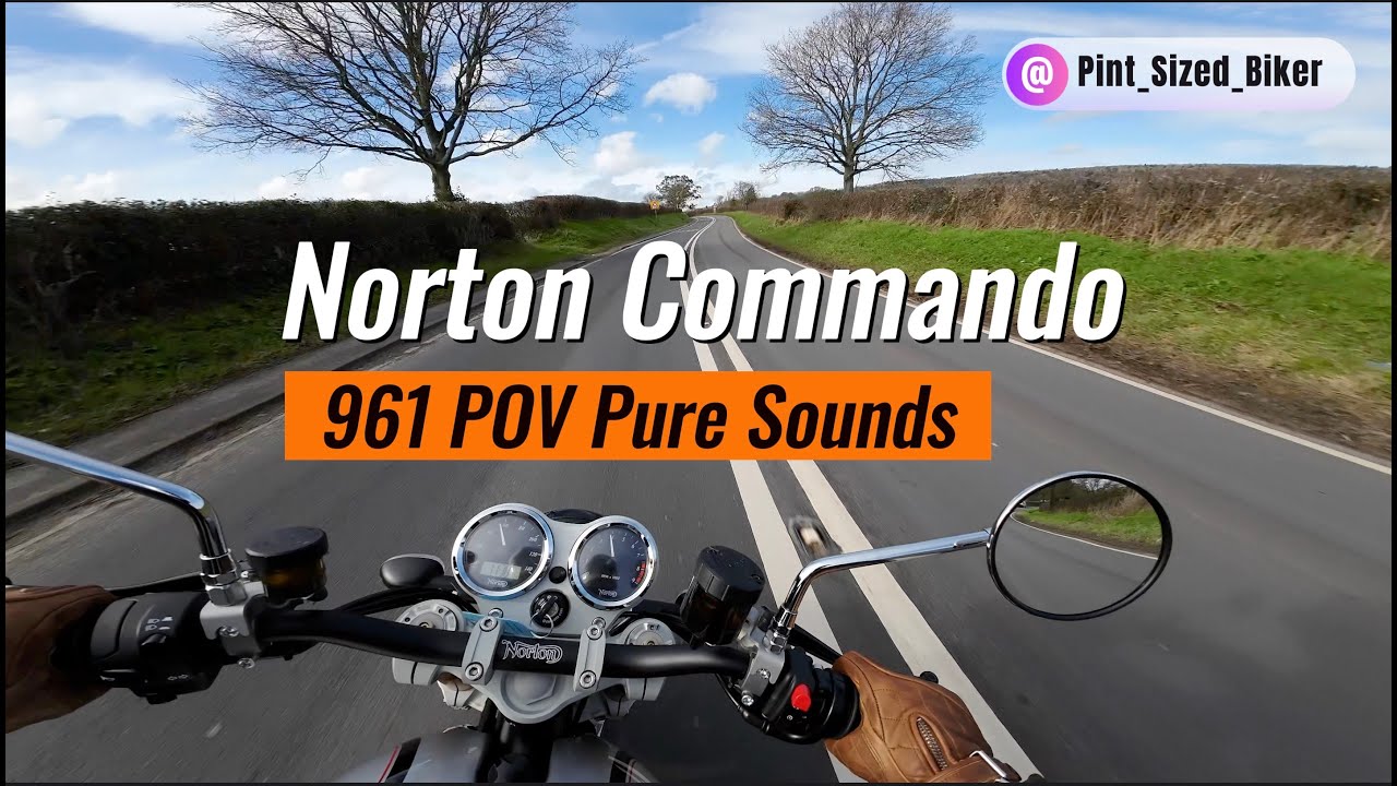 Norton Commando Onboard Ride! | POV | Pure Sounds