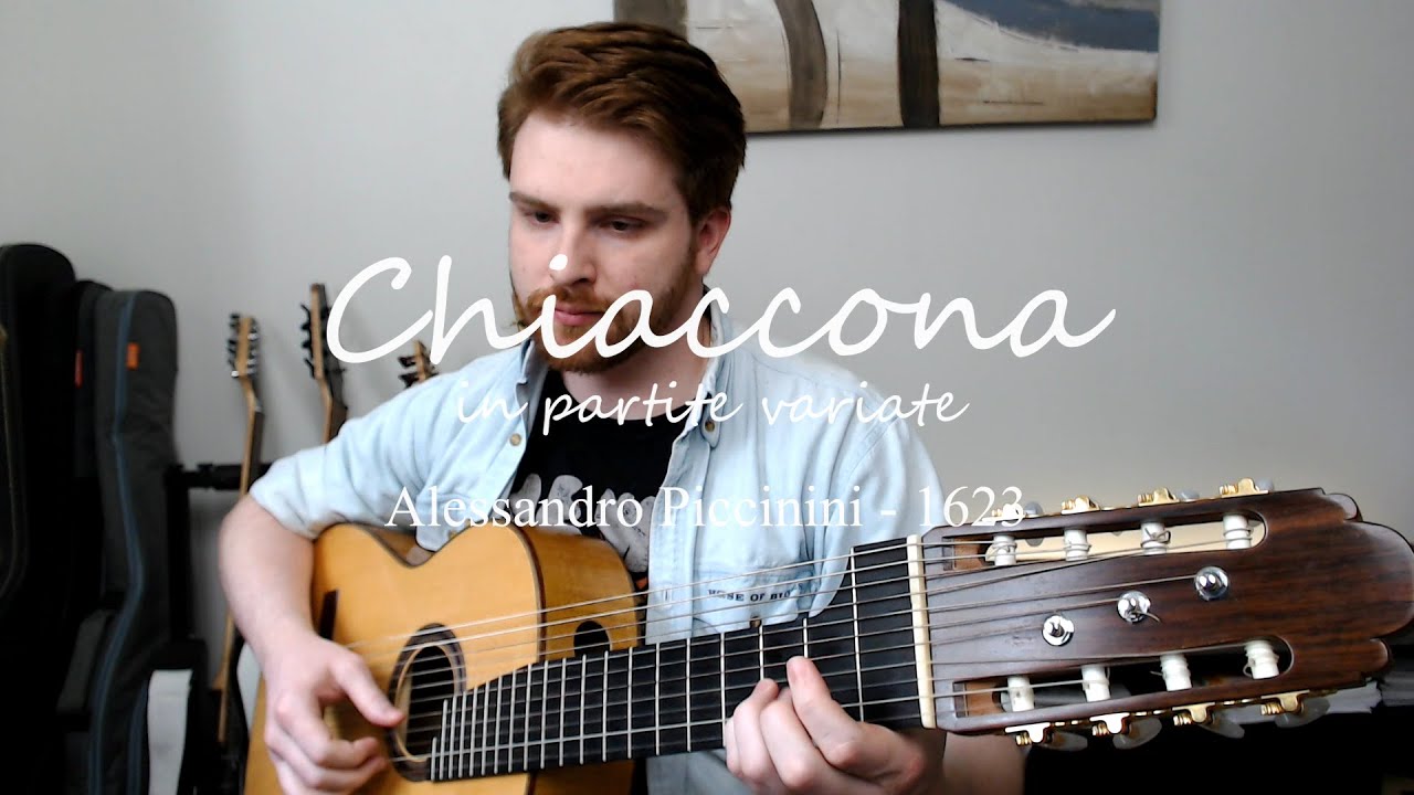 Chiaccona in partite variate by Alessandro Piccinini (theorbo tuning)