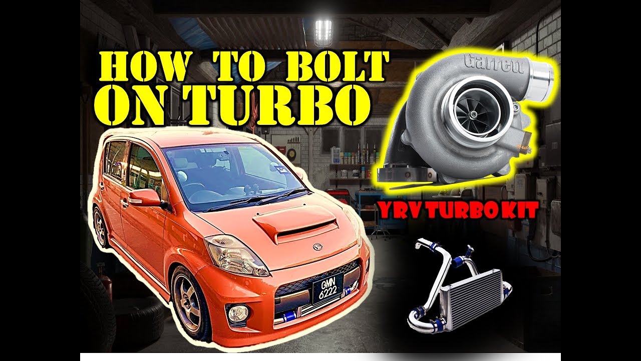 How to bolt on Turbo | Myvi Turbo | easy, basic and powerful !