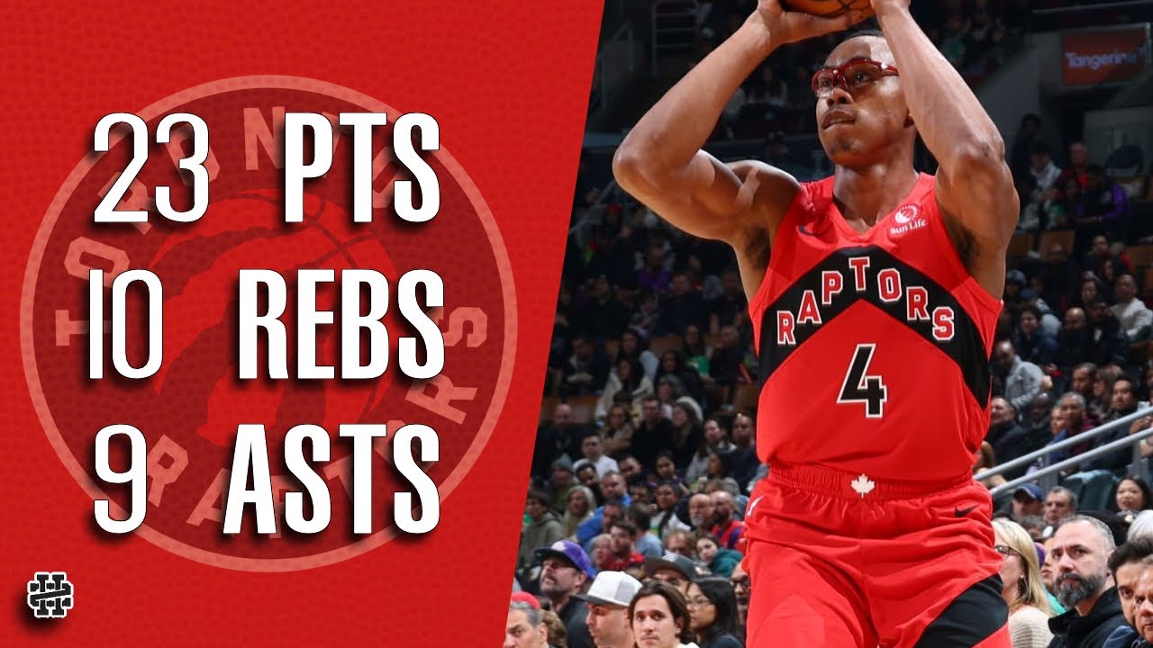 Scottie Barnes 23 pts 10 rebs 9 asts vs Heat 24/25 season