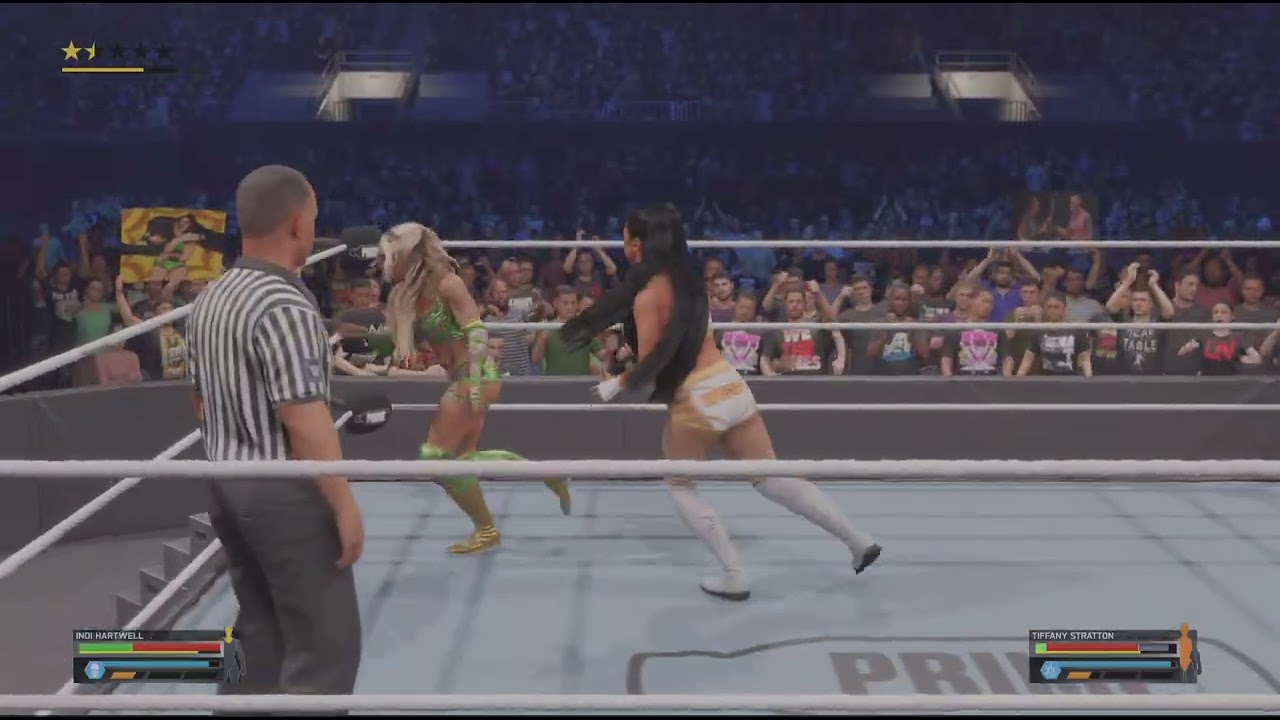 WWE 2K25_ inDi HarTWeLL vs TiFFanY StraTTon  !!!
