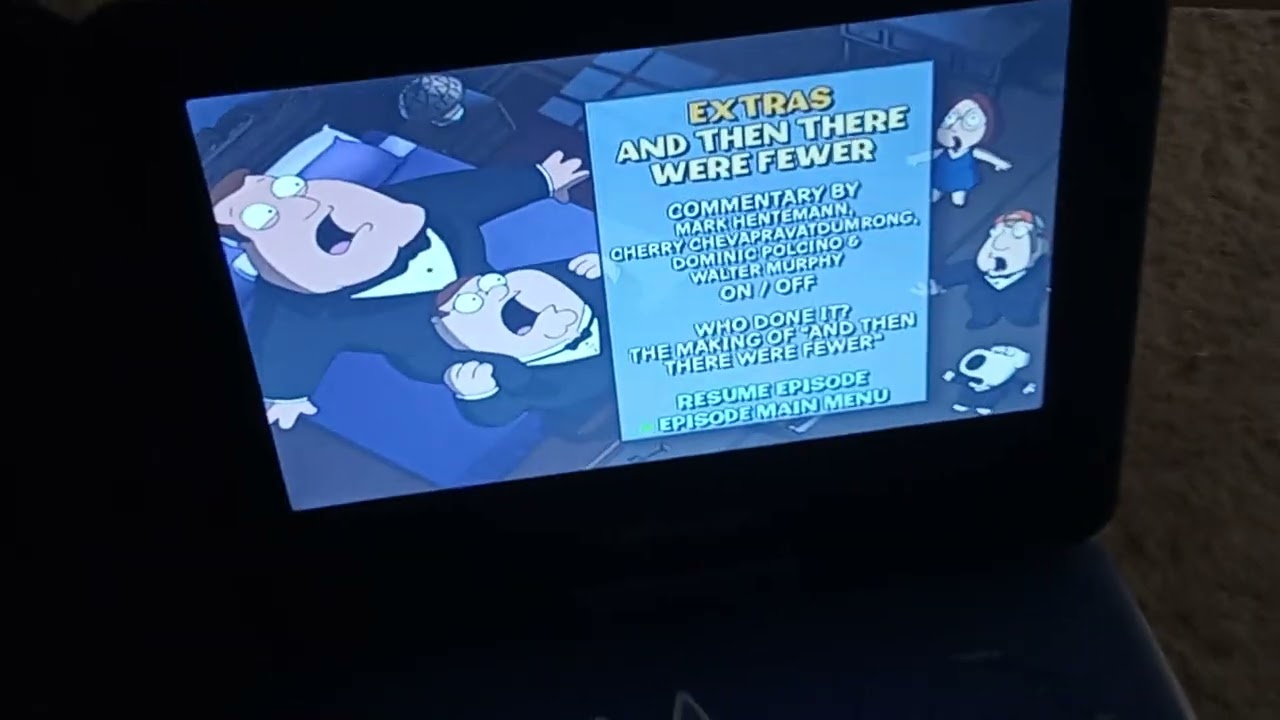 Family Guy Volume 9 Disc 3 Dvd menu